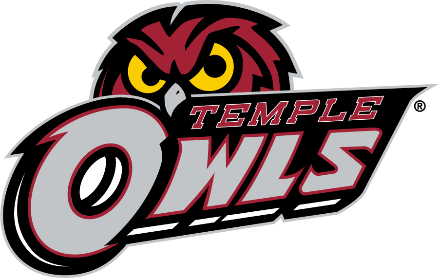 Temple Owls 2014-2017 Secondary Logo v3 diy iron on heat transfer...